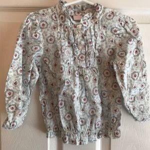 Janie and Jack girls ruffle blouse top 2T